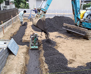 地盤調査・補強工事イメージ